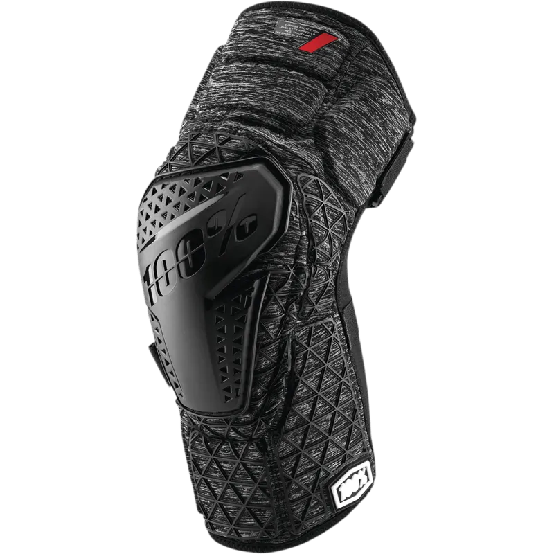 100% SURPASS KNEE GUARDS HEATHER/BLACK