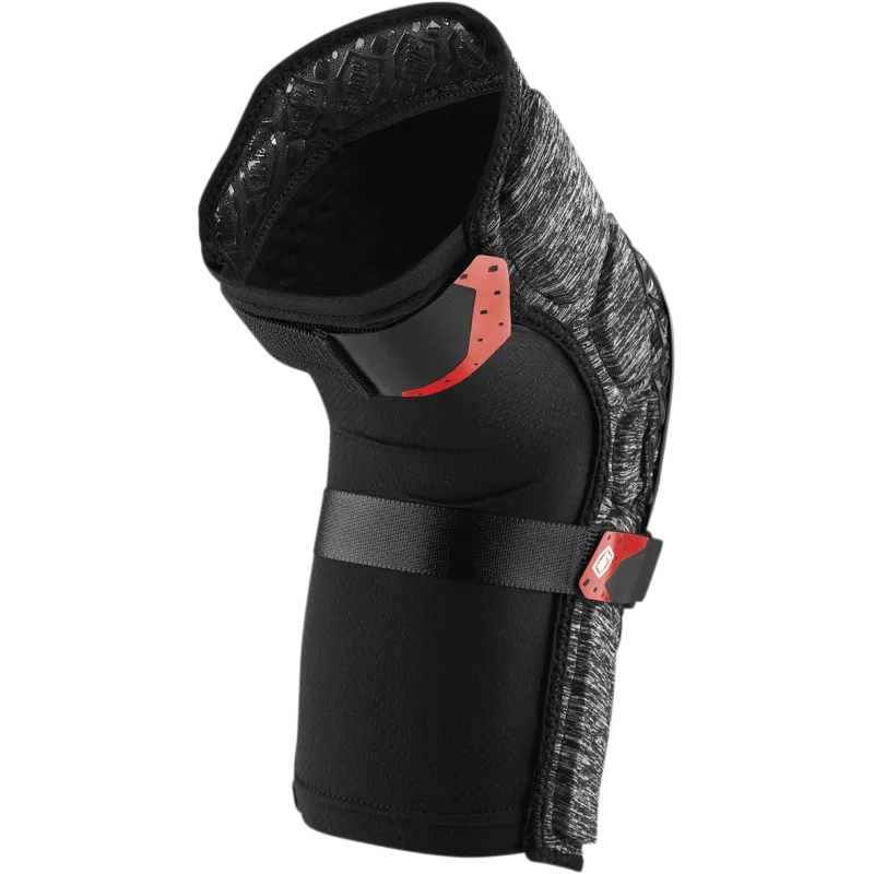 100% SURPASS KNEE GUARDS HEATHER/BLACK