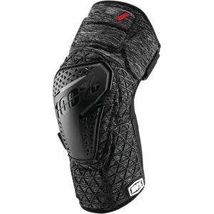 100% SURPASS KNEE GUARDS HEATHER/BLACK