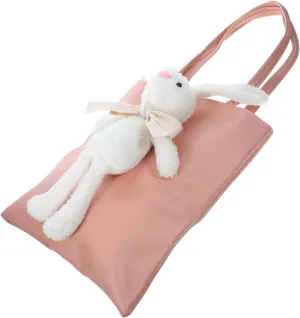 1Pc Large Capacity Rabbit Tote Bag for Women Stylish Shoulder Bag Versatile Cosmetic Bag for Daily Use and Travel