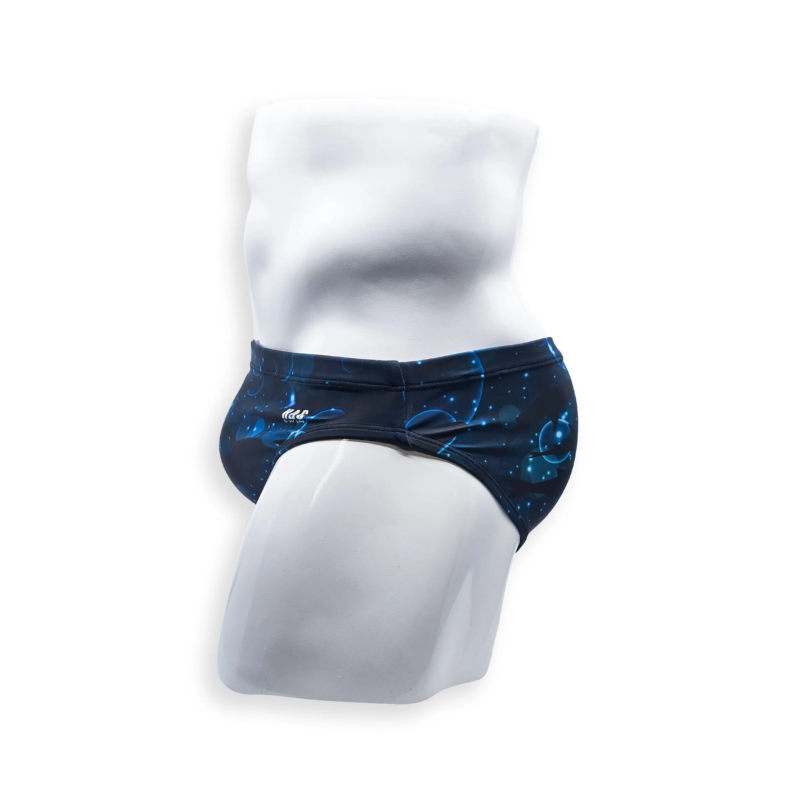 2 Inch Flat Front Swim Brief - Night Swimming
