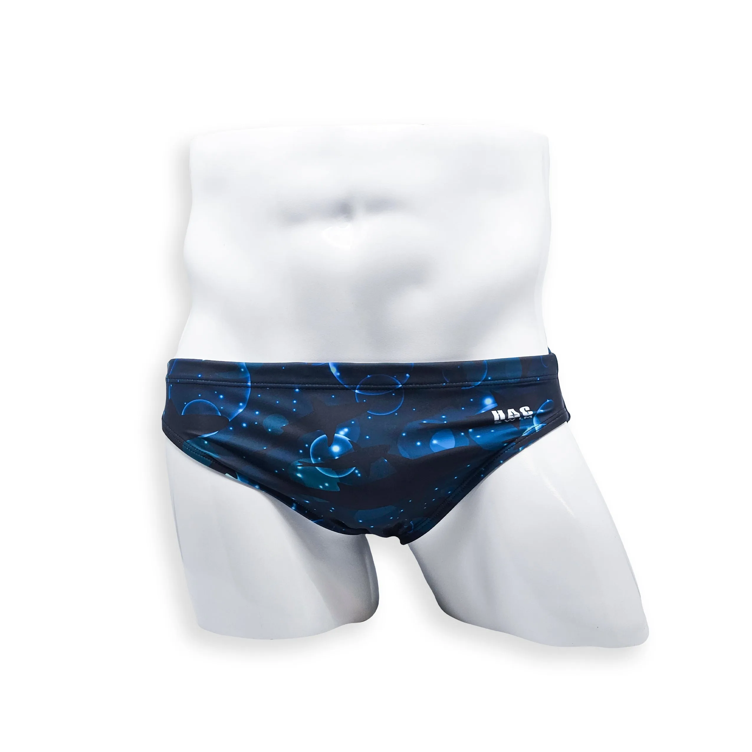2 Inch Flat Front Swim Brief - Night Swimming