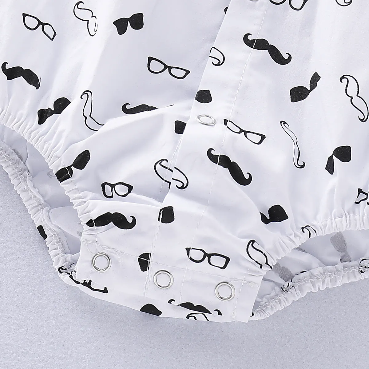 2 Pieces Set Baby Boys Bow Print Rompers Wholesale 221214182