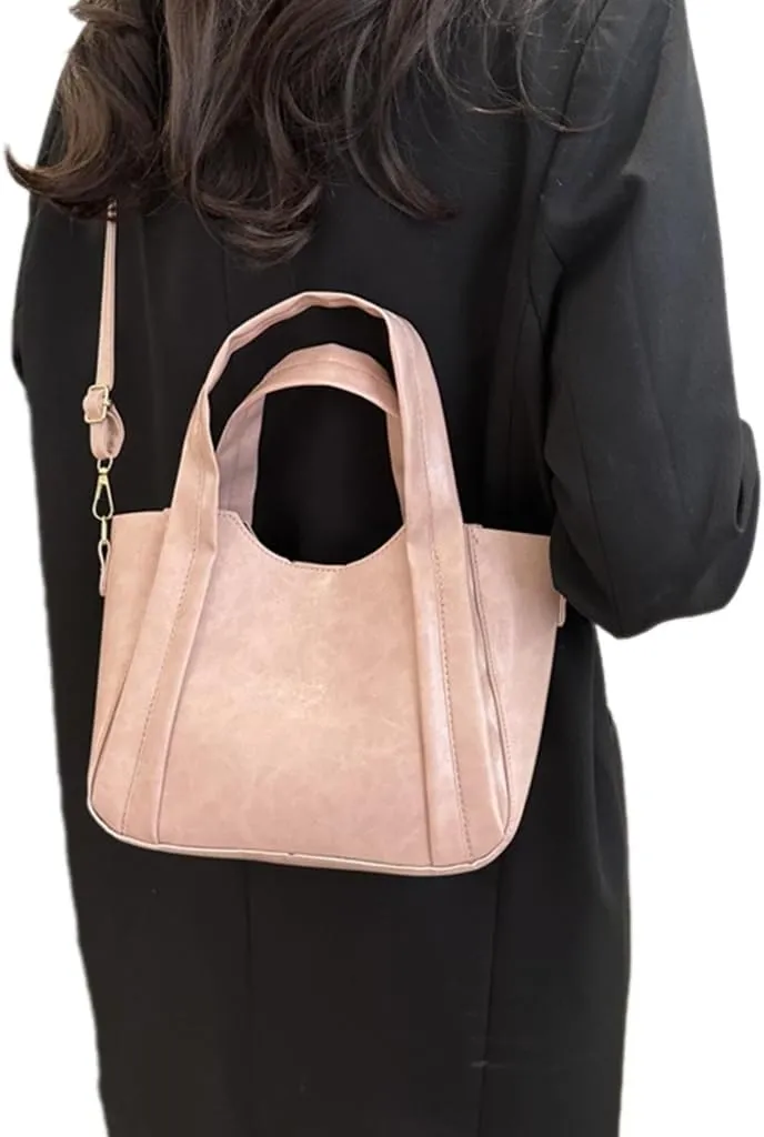 2023 New Bucket Bag Shoulder Bag Solid Color Crossbody Bag Versatile Fashion Large Capacity Handbag for Women Girl