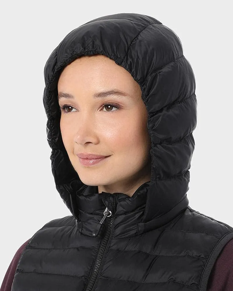 32 Degrees Womens Ultra-Light Down Alternative Water-Repellent Packable Puffer Vest Outerwear with Zipper