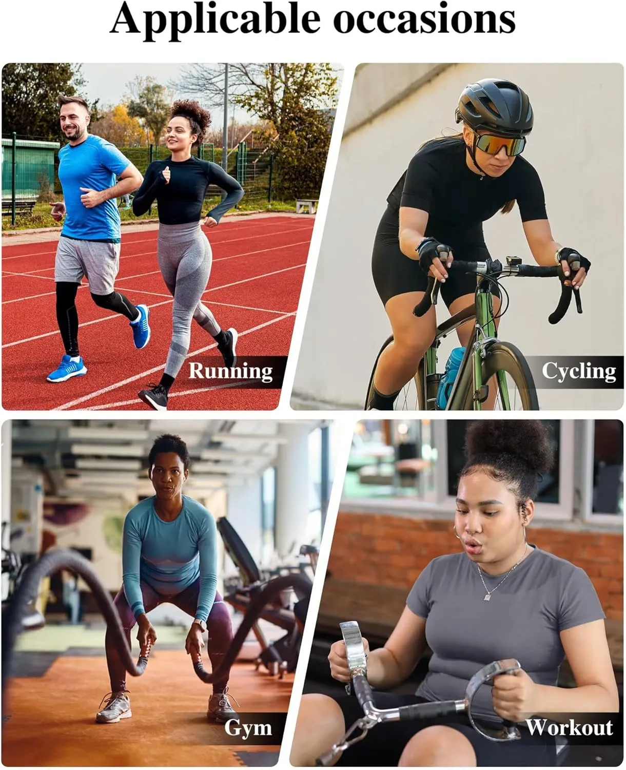 5-Pack Women's Compression Shirts Long & Short Sleeve Workout Tops Athletic Baselayer Quick Dry Gym Yoga Running T-Shirt