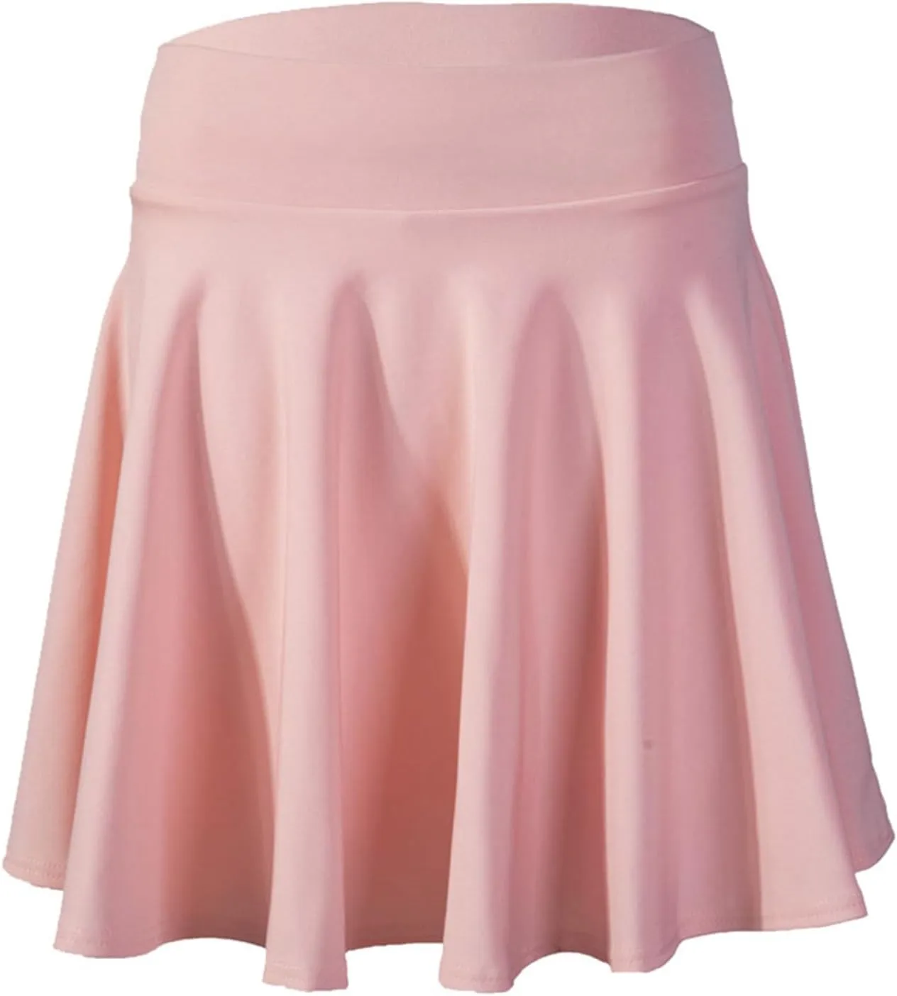 A Line Midi Skirt for Women Versatile 45CM Pleated Half Skirt Fashionable Flared Dress Skirt Non See ThroughDesign
