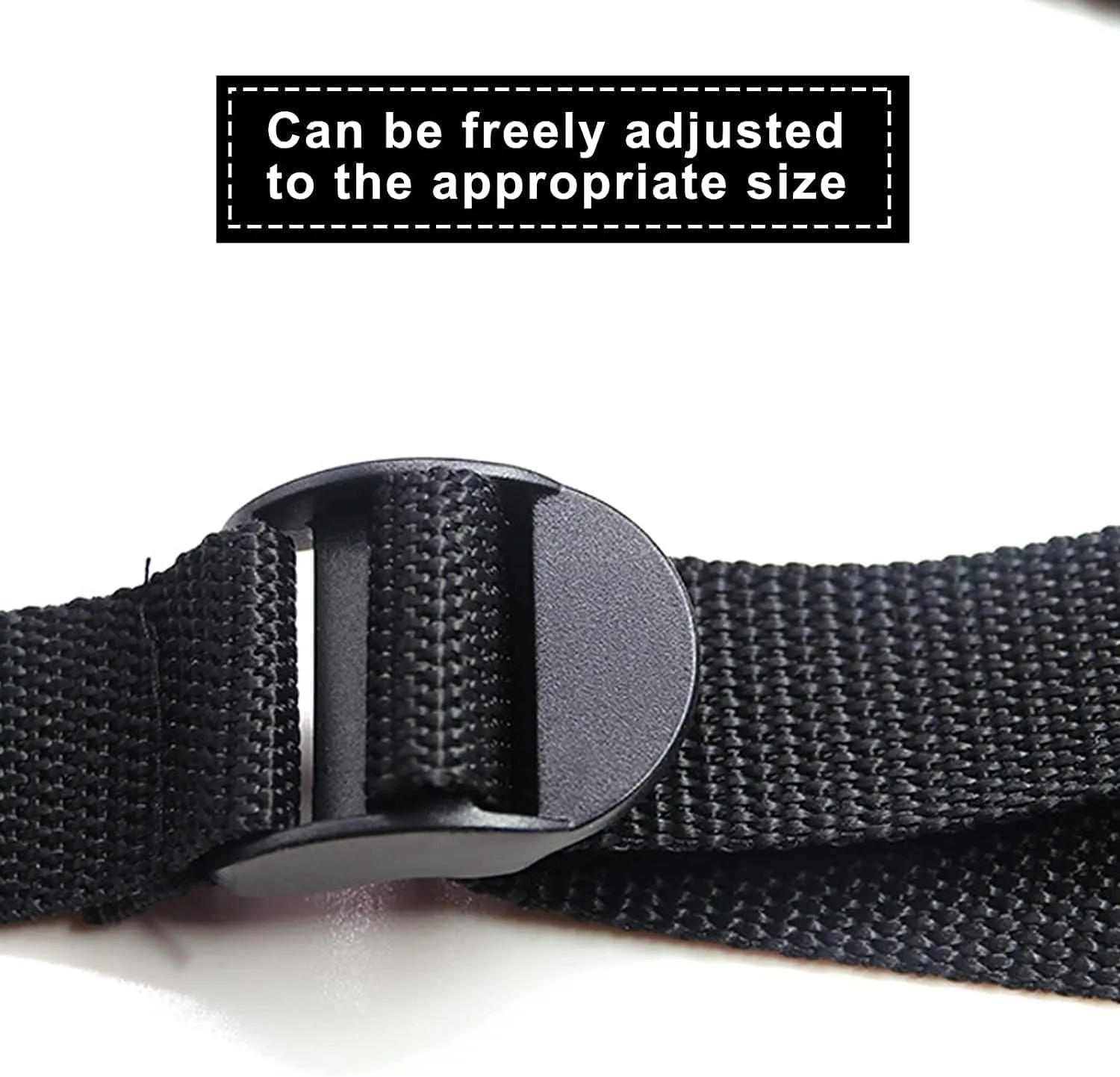 Adjustable Harness Pants Strapless Underpants for Men Women Couples Unisex Large Briefs Black