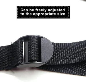 Adjustable Harness Pants Strapless Underpants for Men Women Couples Unisex Large Briefs Black