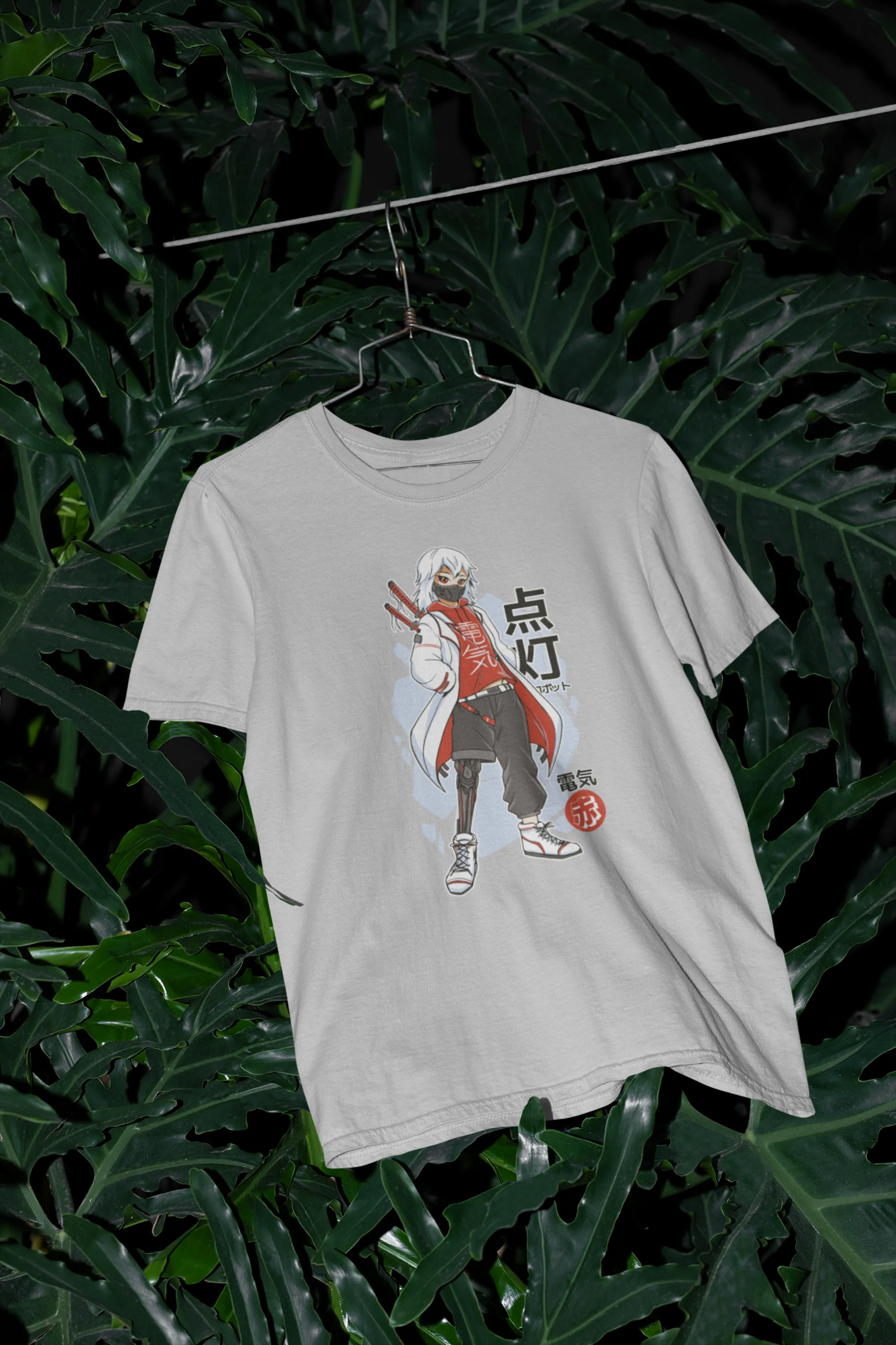 Anime Techwear Printed Oversized t shirt for Men