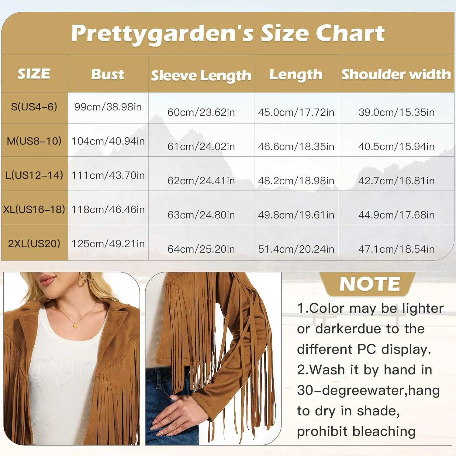 ATAMET 70s Women's Fringe Faux Suede Leather Jackets 60s Party Costume, Halloween 2025 Fashion Tassel Motorcycle Coats