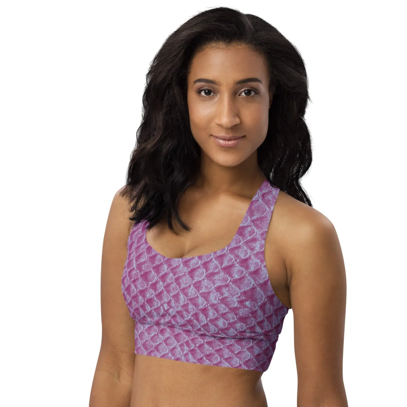 Athletic Mermaid Sports Bra, lioness-love