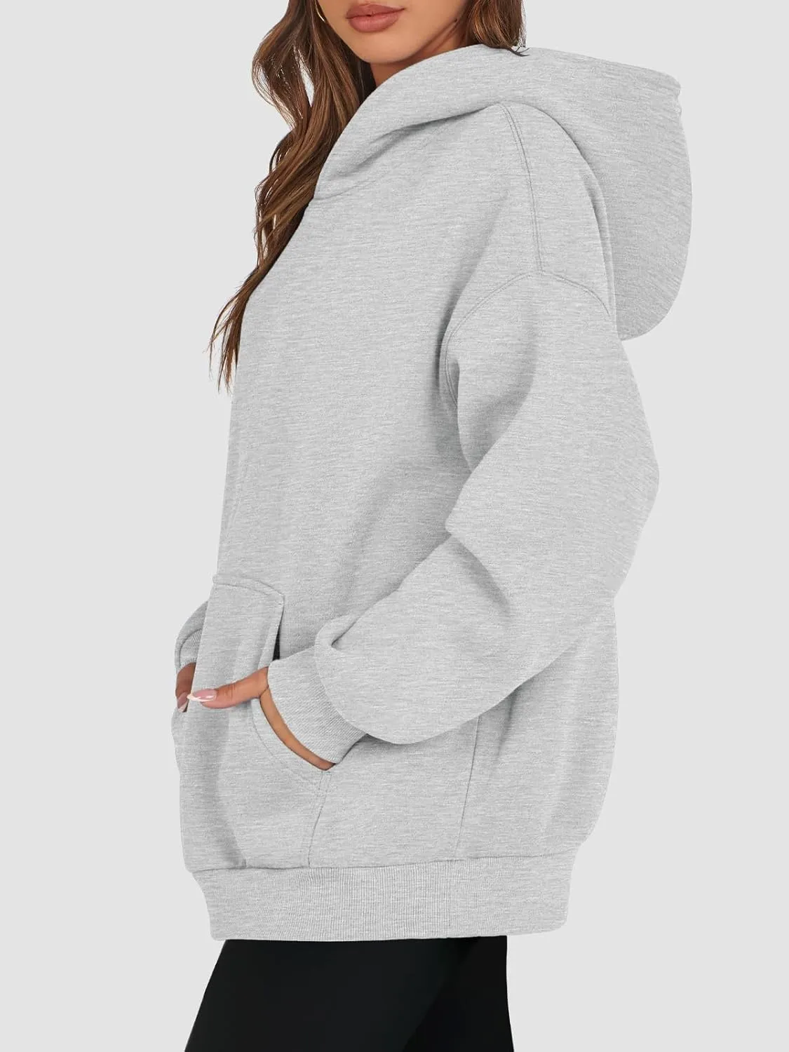 ATHMILE Womens Oversized Hoodies Fleece Sweatshirts Long Sleeve Sweaters Pullover Fall Clothes with Pocket