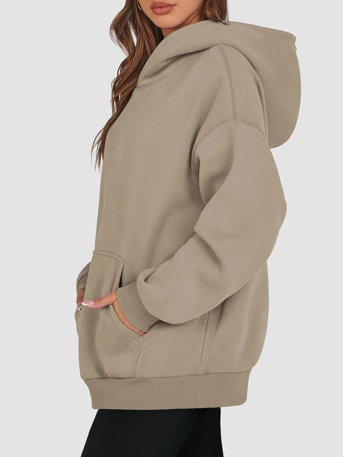 ATHMILE Womens Oversized Hoodies Fleece Sweatshirts Long Sleeve Sweaters Pullover Fall Clothes with Pocket