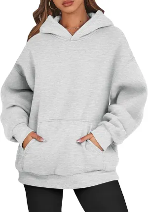 ATHMILE Womens Oversized Hoodies Fleece Sweatshirts Long Sleeve Sweaters Pullover Fall Clothes with Pocket