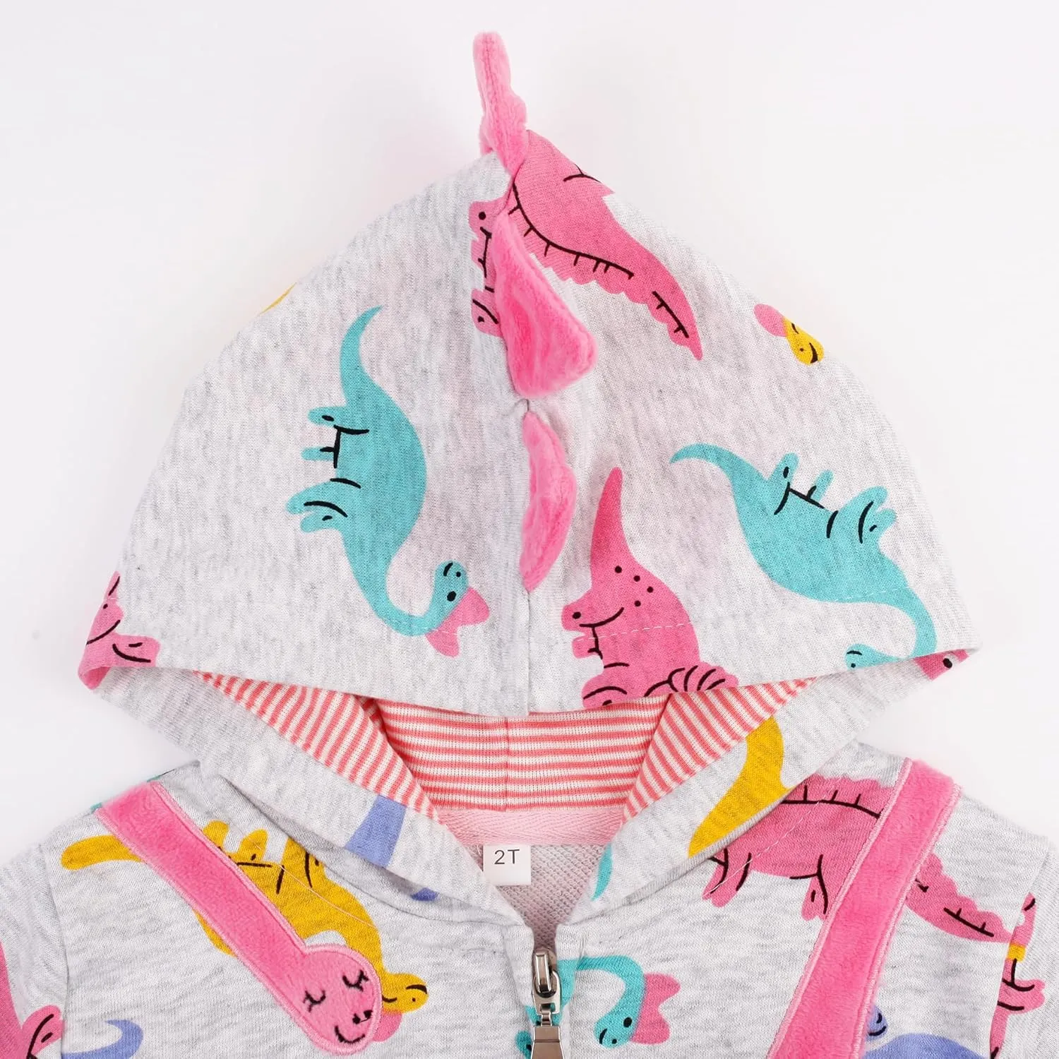 Baby Girl Zip-up Jacket Rainbow Unicorn Cotton Hoodie Sweatshirt Toddler Fall Coat Kids Winter Outfits Outerwear 2t-7t
