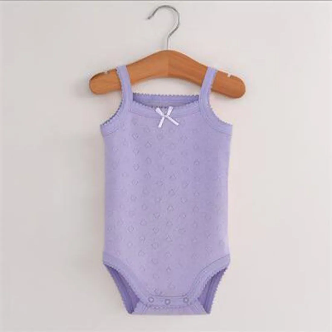 Baby Girls Spaghetti Strap Bodysuit Sleeveless Baby Tank Top Cotton Baby One-Pieces Pack of Summer Baby Clothes Outfit