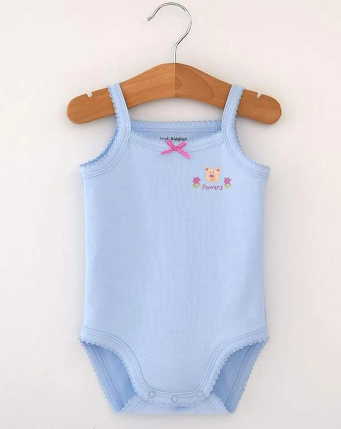 Baby Girls Spaghetti Strap Bodysuit Sleeveless Baby Tank Top Cotton Baby One-Pieces Pack of Summer Baby Clothes Outfit