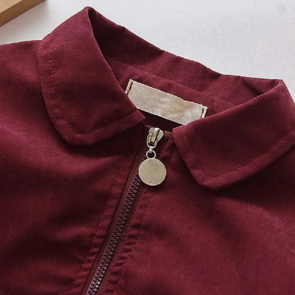 Baby Kids Girl Long Sleeve Ruffle Trench Coat Jacket Outerwear Warm Clothes Spring Autumn Fall Winter