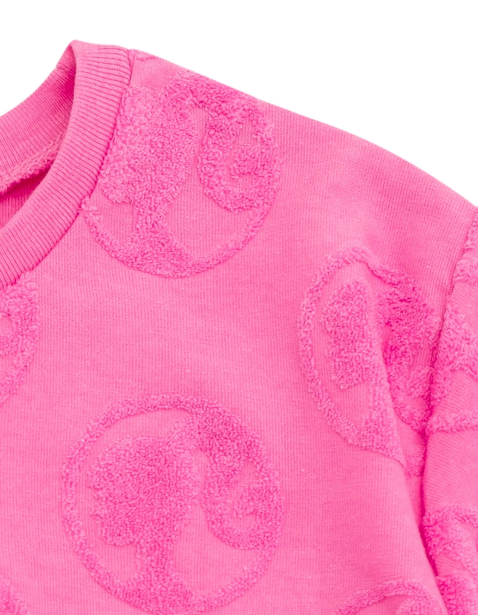 Barbie French Terry Drop Shoulder T-Shirt and Dolphin Shorts Outfit Set