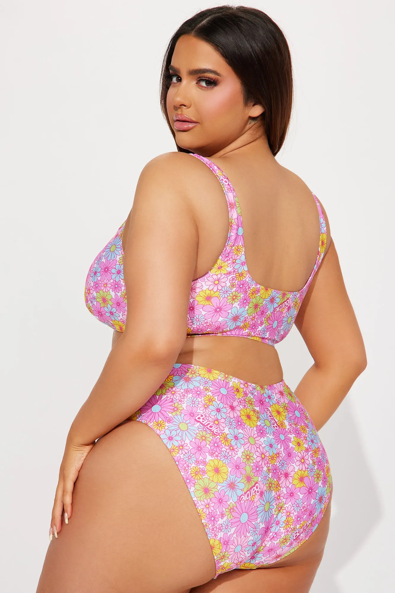 Barbie Girl 2 Piece Bikini - Pink/combo