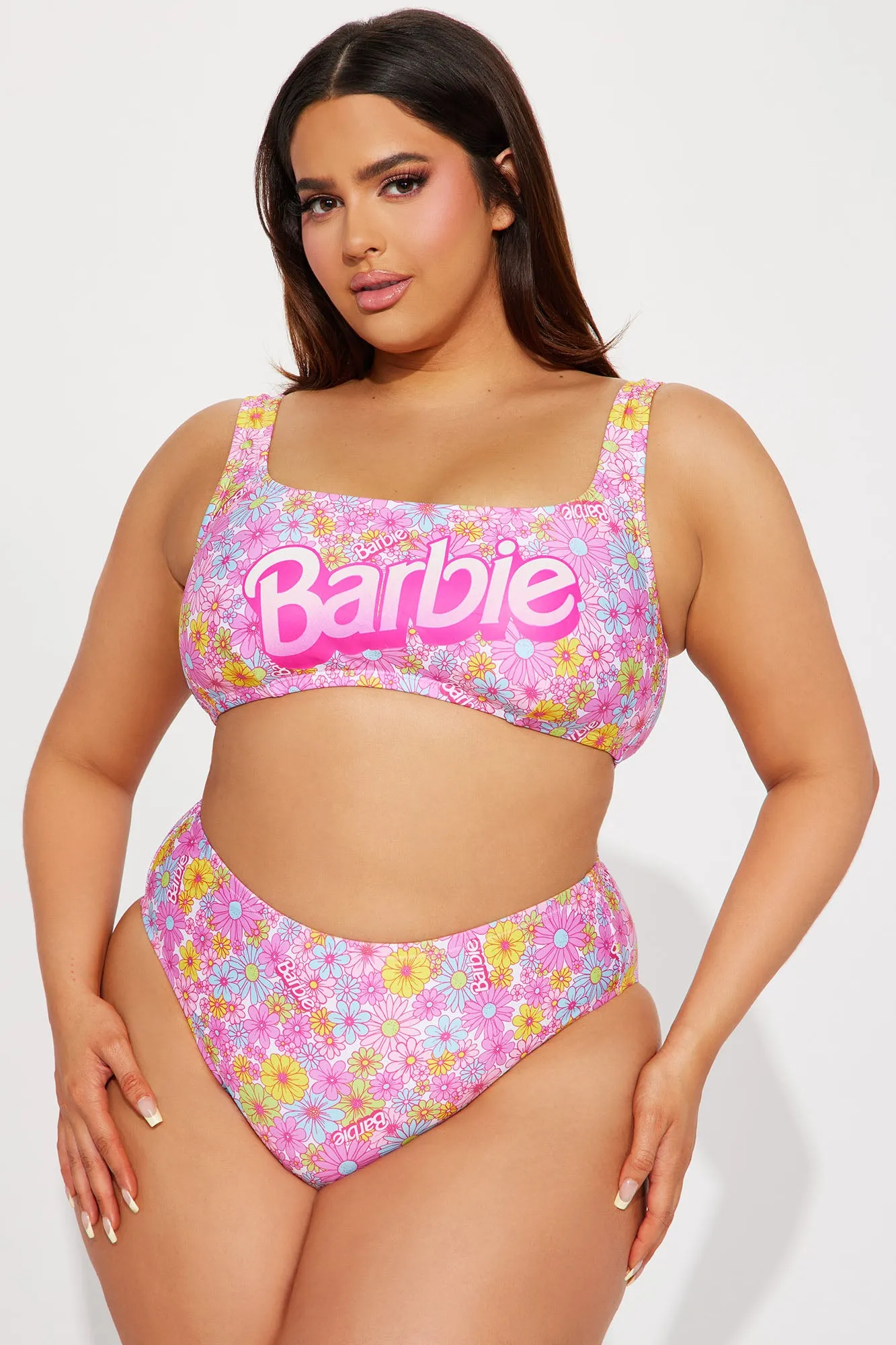 Barbie Girl 2 Piece Bikini - Pink/combo