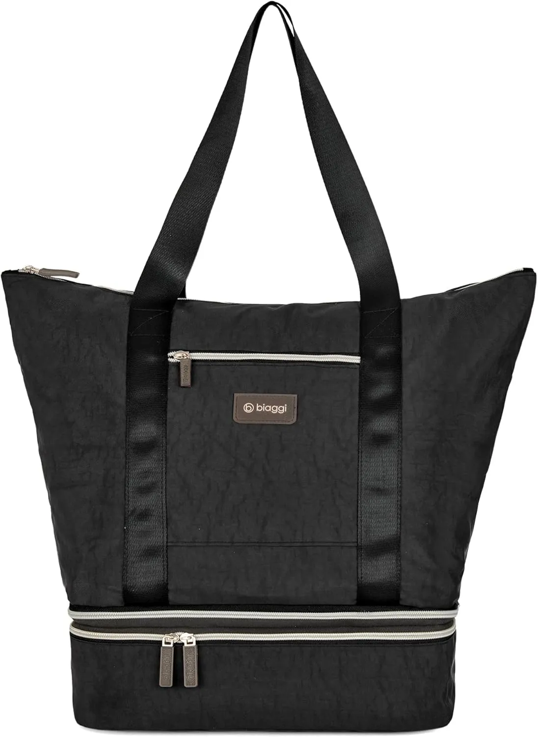 Biaggi CARRY CUBE TOTE - Versatile Travel Tote with Detachable Zipcube and Trolley Sleeve - Your Ultimate Travel Companion