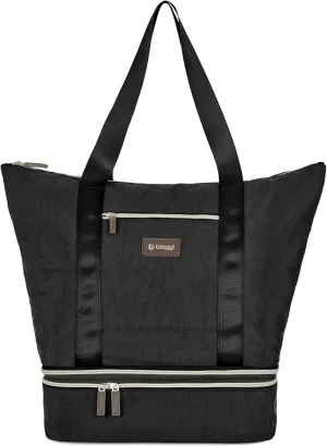 Biaggi CARRY CUBE TOTE - Versatile Travel Tote with Detachable Zipcube and Trolley Sleeve - Your Ultimate Travel Companion