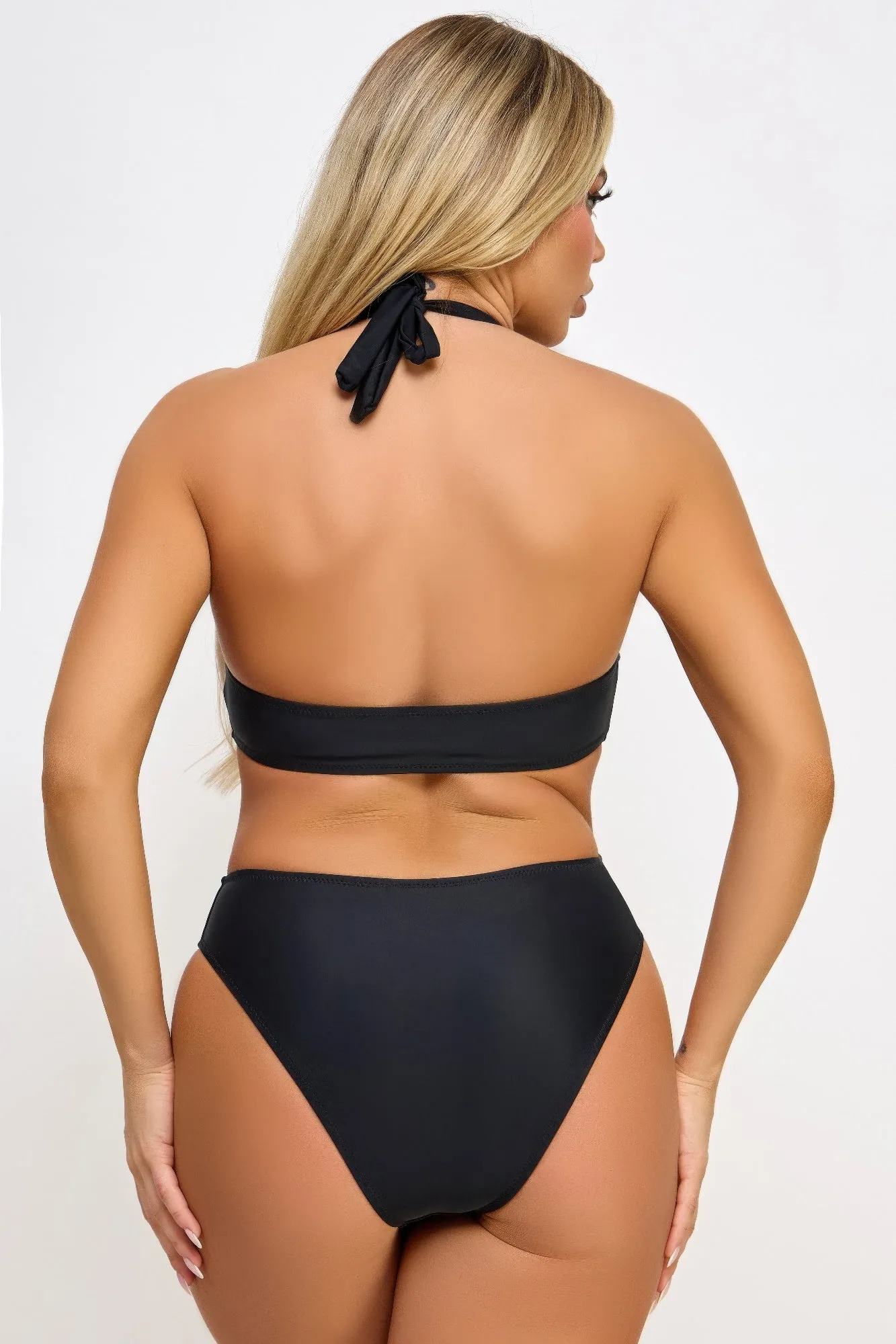 Black Sexy Front Opening Design Lorelei One-piece Swimsuit