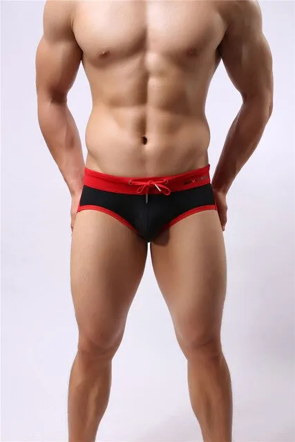 Black White Low Swimtrunk