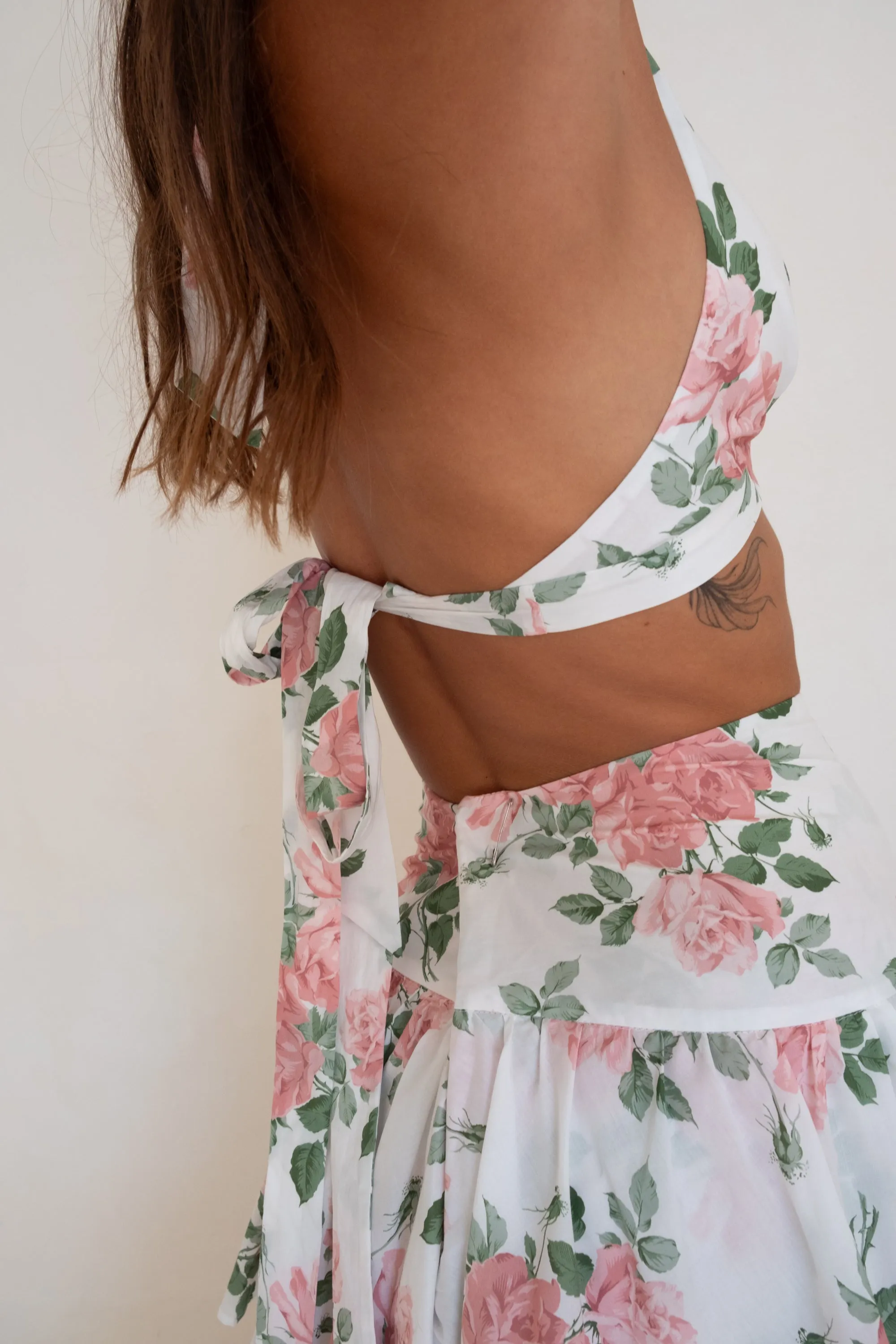 Cabo Crop Pink liberty Floral