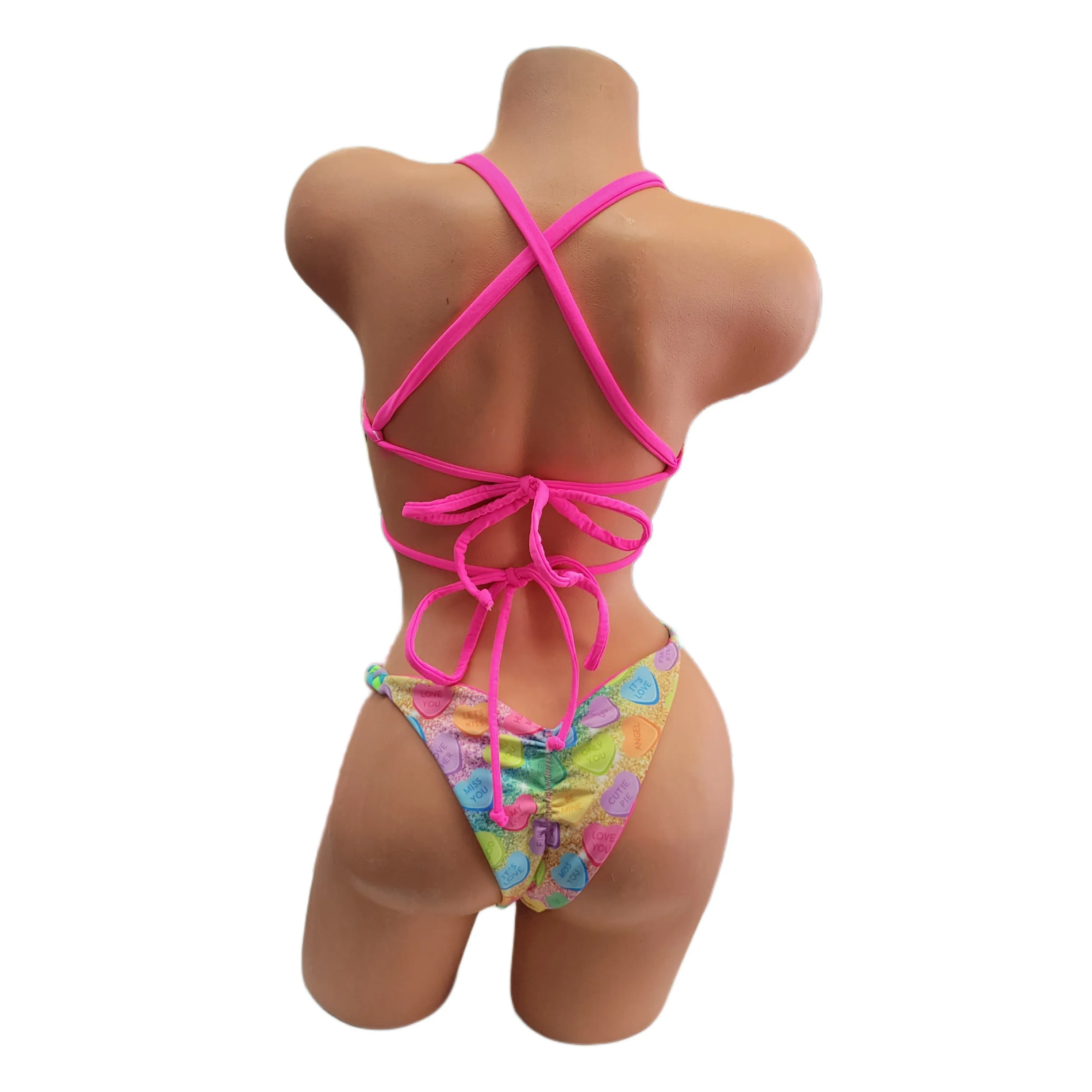 Candy Heart Single Hip Bottoms
