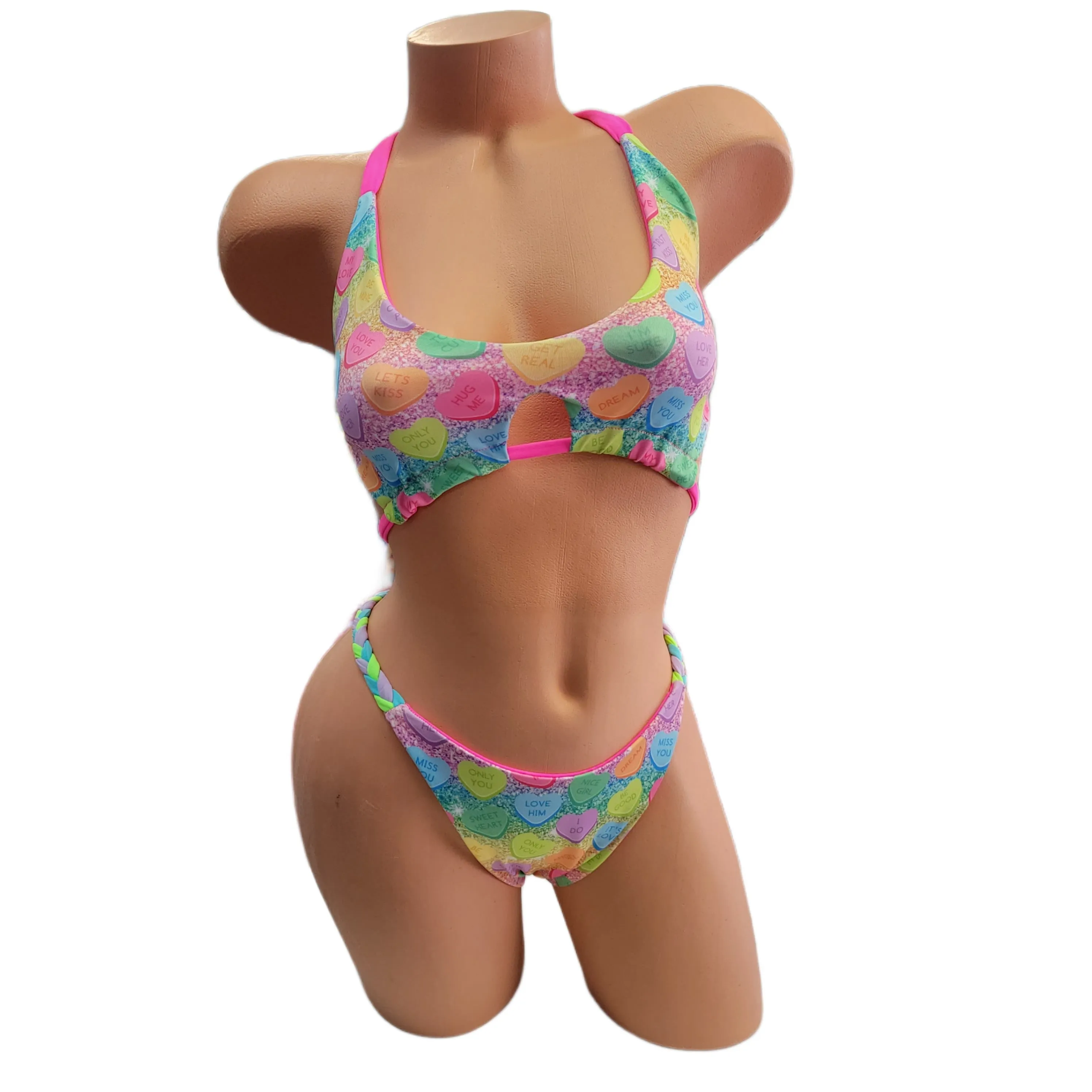 Candy Heart Single Hip Bottoms