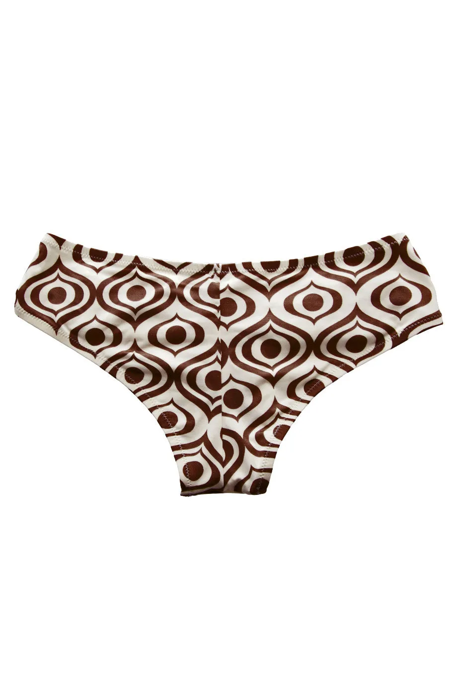 CIGNO Brown Bordeaux Bandeau Bikini