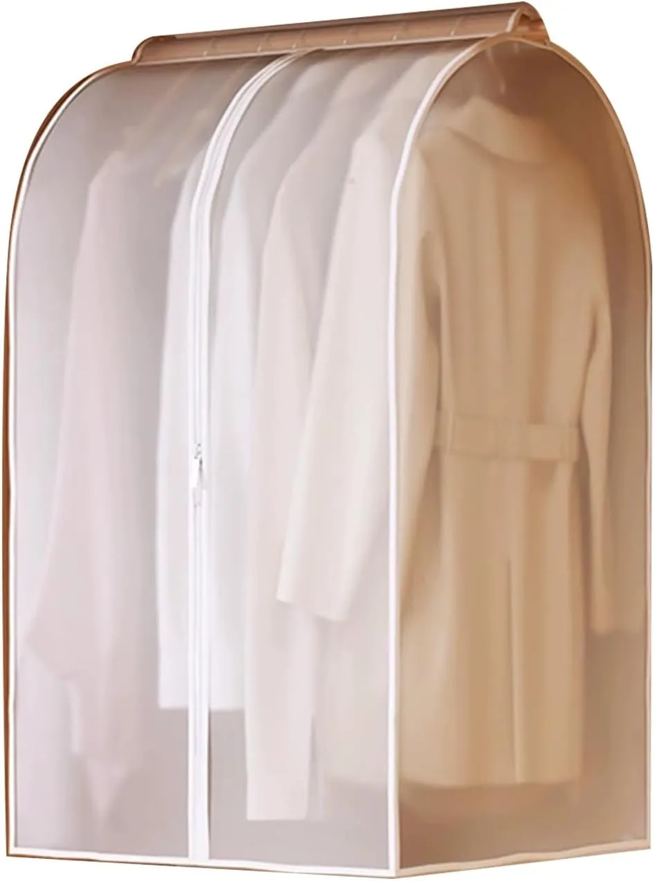 Coat Covers for Closet, garment Bag for Hanging Clothes with Zipper, Suitable for Coats, Jackets, Shirts, Dresses and Sweaters(100x50x120cm 9x20x47in)