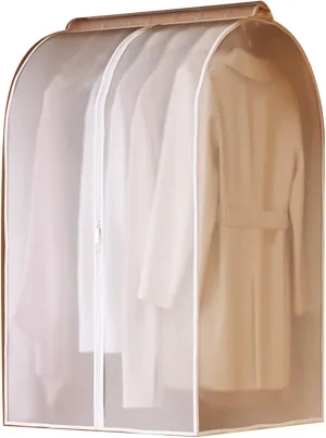 Coat Covers for Closet, garment Bag for Hanging Clothes with Zipper, Suitable for Coats, Jackets, Shirts, Dresses and Sweaters(100x50x120cm 9x20x47in)