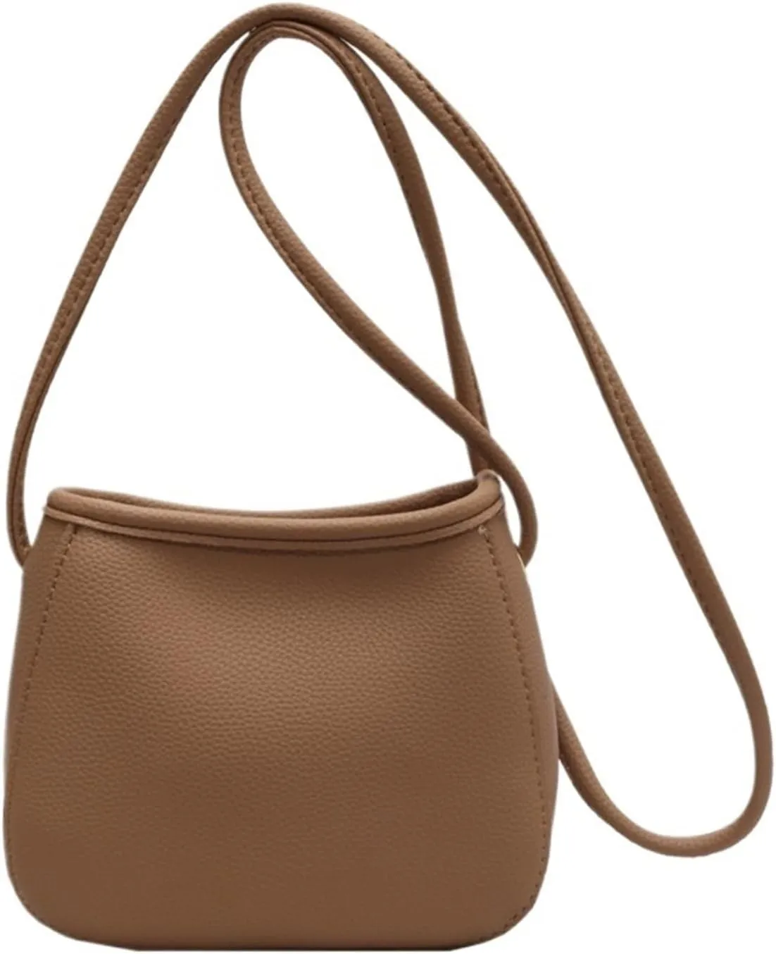 Crossbody Bag Soft Leather Bucket Bag For Women