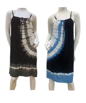 CU-EL01 - Wholesale Women's A-Line Tie-Dye Cover-Up Dress