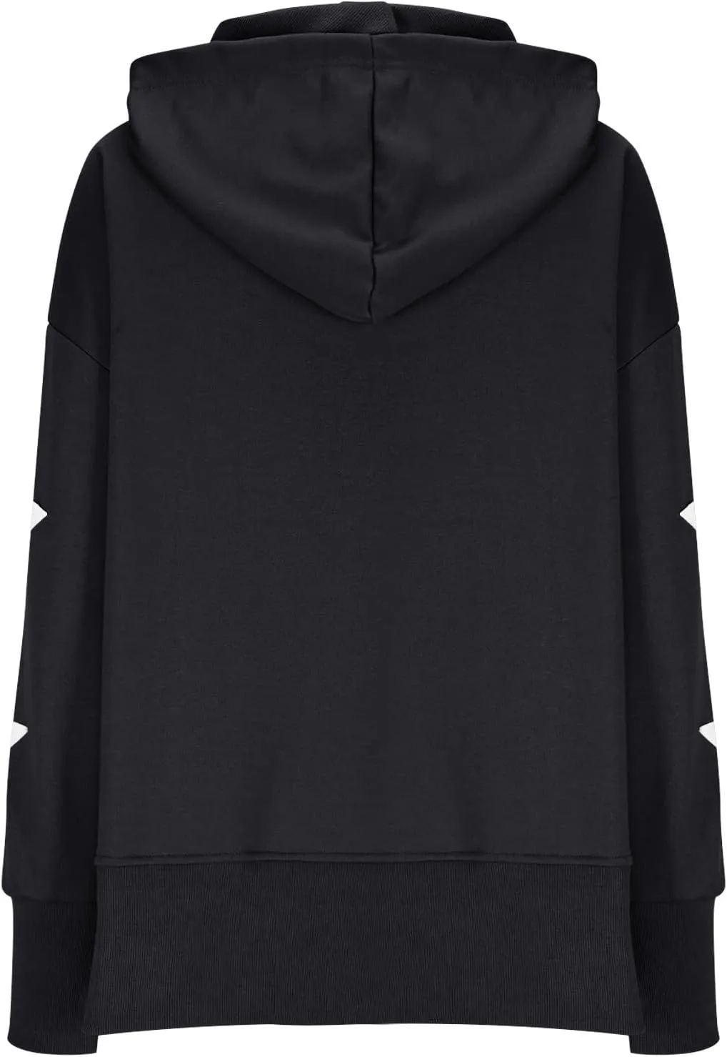 Cute Hoodies For Women Trendy 2024 Oversized Star Print Hooded Sweatshirt Side Slit Fall Pullover Tops y2k Clothes