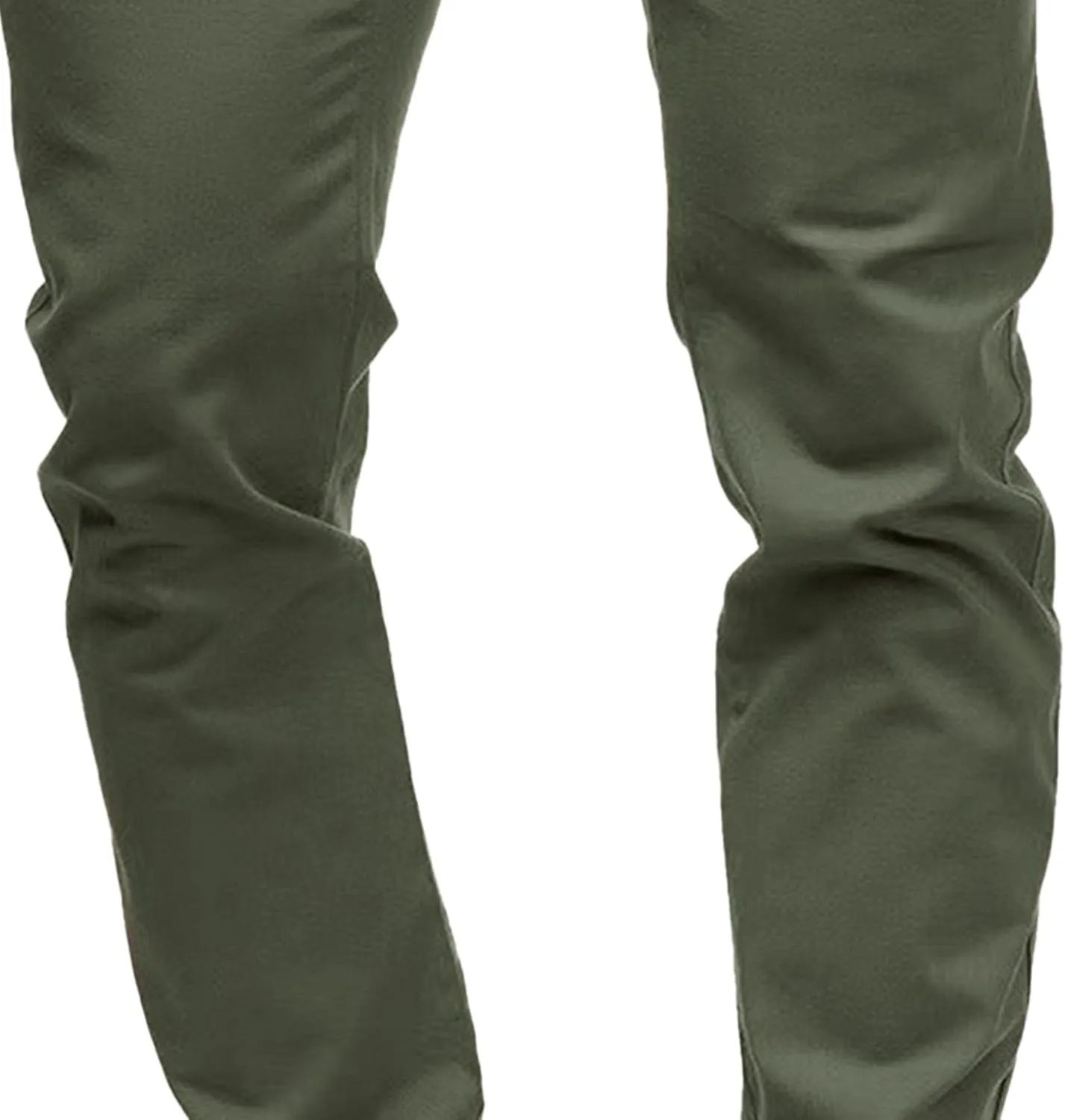 DGHM-JLMY Mens Solid Color Business Slim Pants Stretch Regular Slim Fit Casual Trousers Fashion Chino Pants