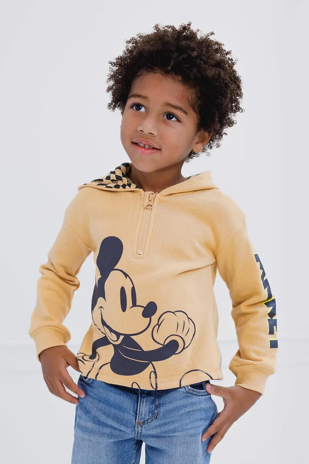 Disney Fleece Half Zip Hoodie Infant to Big Kid Sizes (12 Months - 18-20)