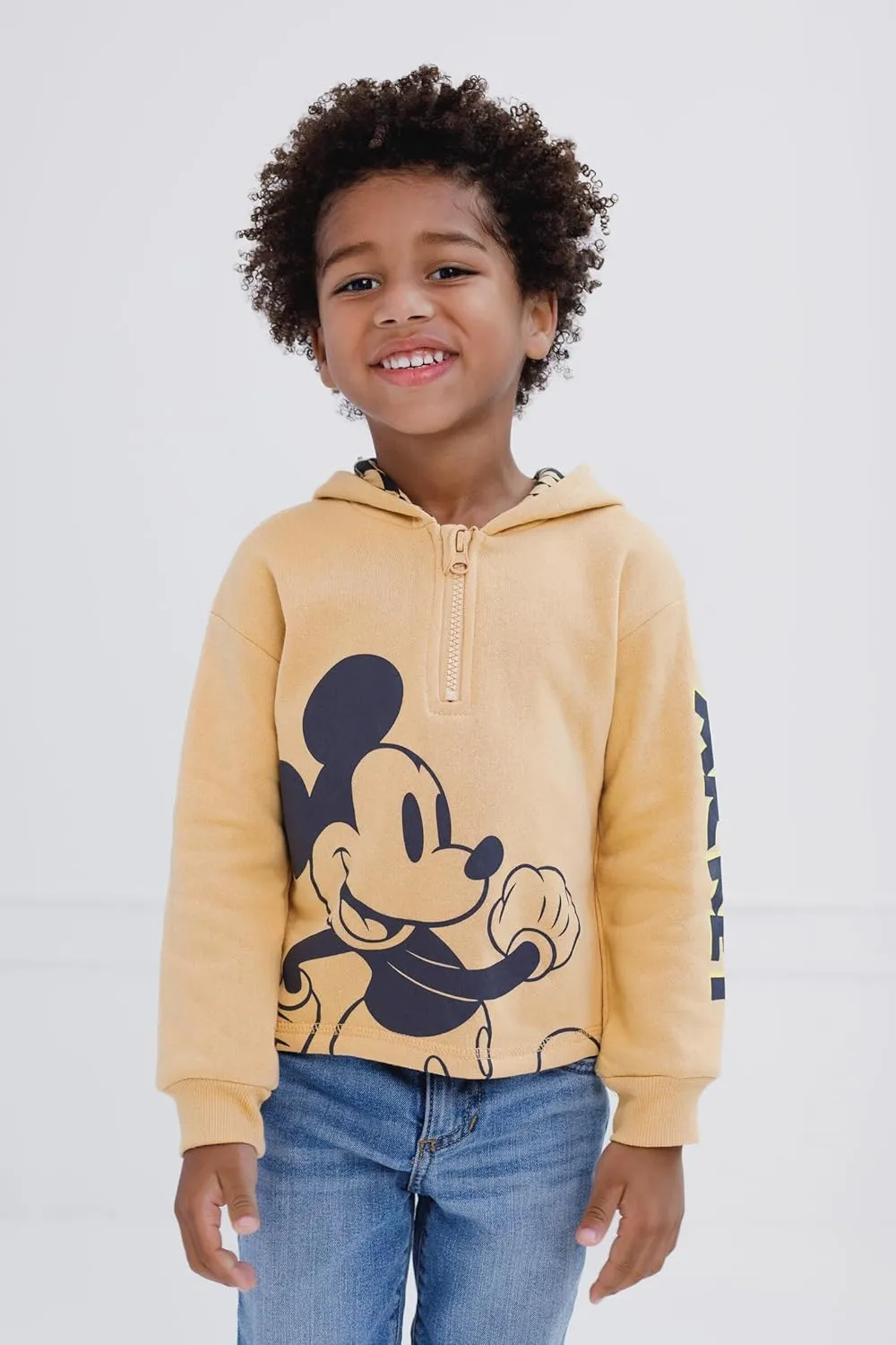 Disney Fleece Half Zip Hoodie Infant to Big Kid Sizes (12 Months - 18-20)