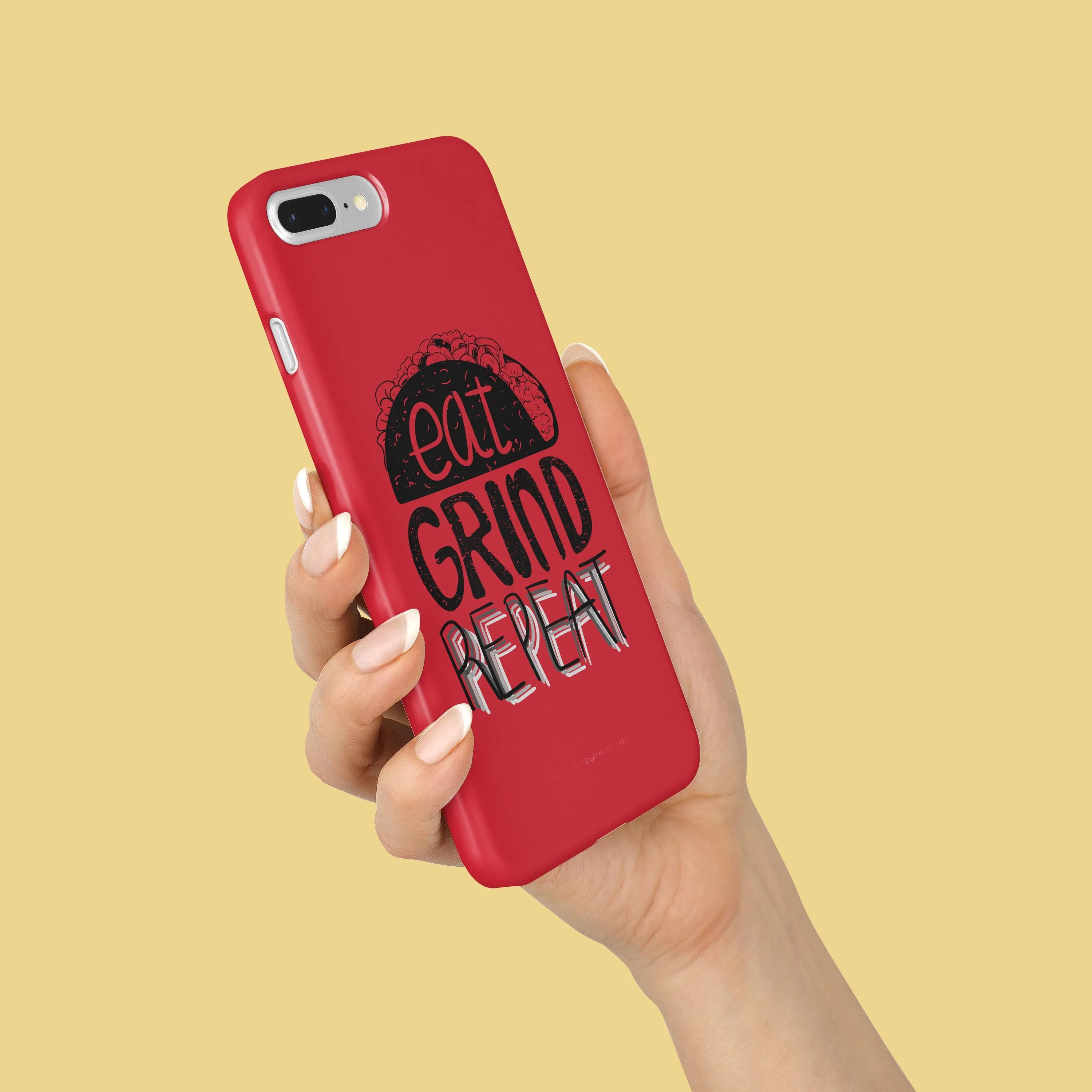 Eat Grind Repeat Mobile Cover