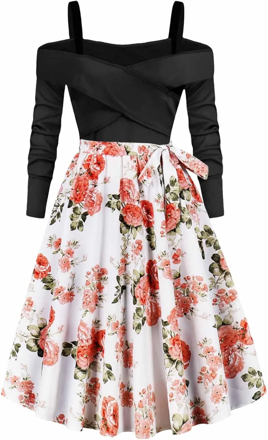 Fall Dresses for Women 2024 Casual Long Sleeve Off Shoulder Ruffle Dress Elegant Sexy Tie Waist Pleated Mini Dresses