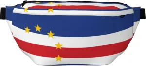 Flag Of Cape Verde Stylish Crossbody Waist Pack - Versatile And Compact Travel Pouch For Hands-Free Storage