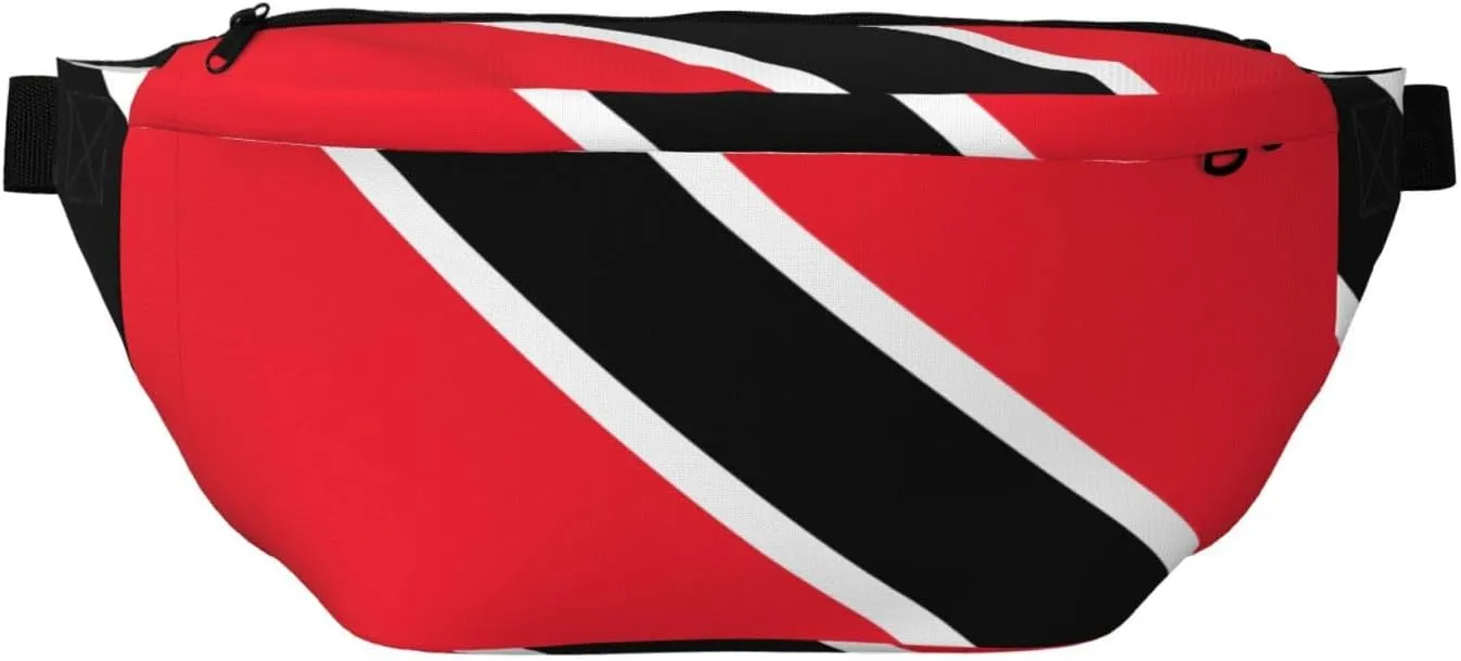 Flag Of Trinidad And Tobago Stylish Crossbody Waist Pack - Versatile And Compact Travel Pouch For Hands-Free Storage