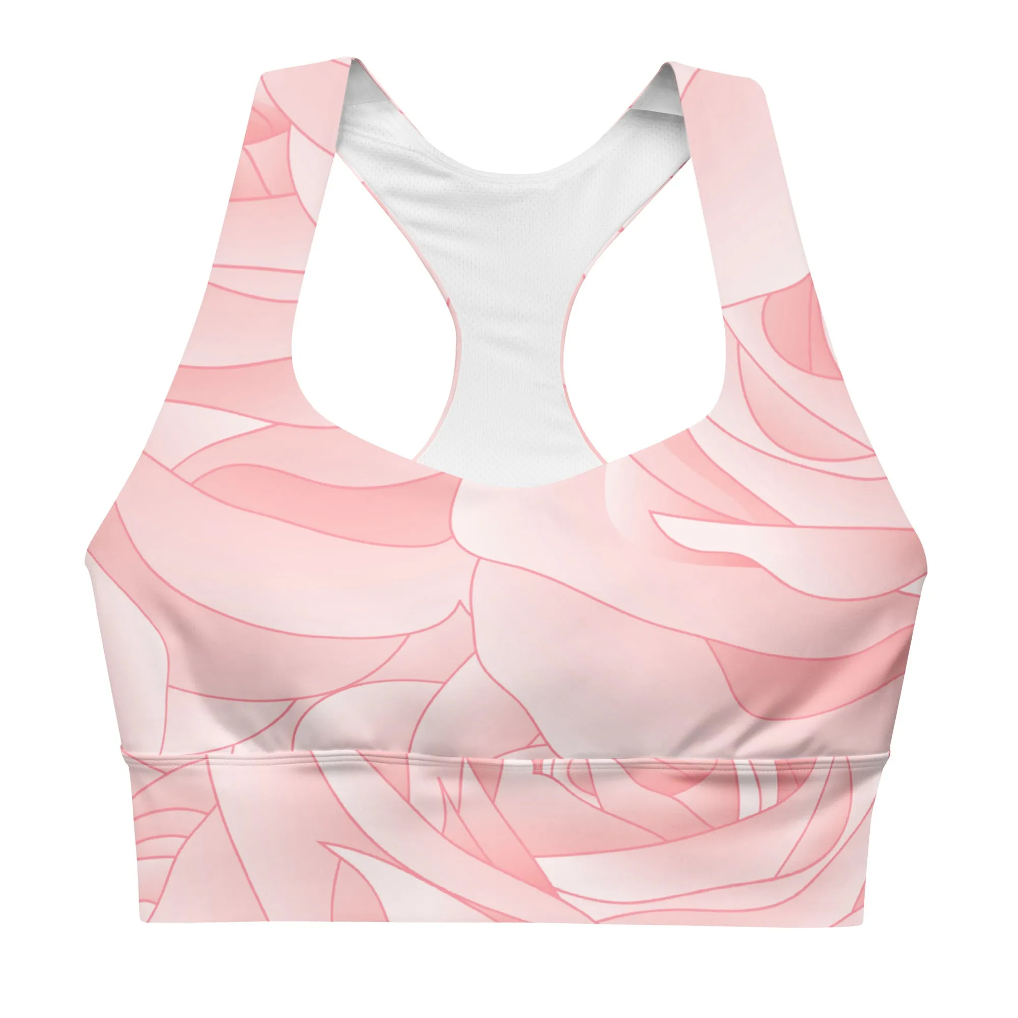 Floral Rose Sports Bra Activewear