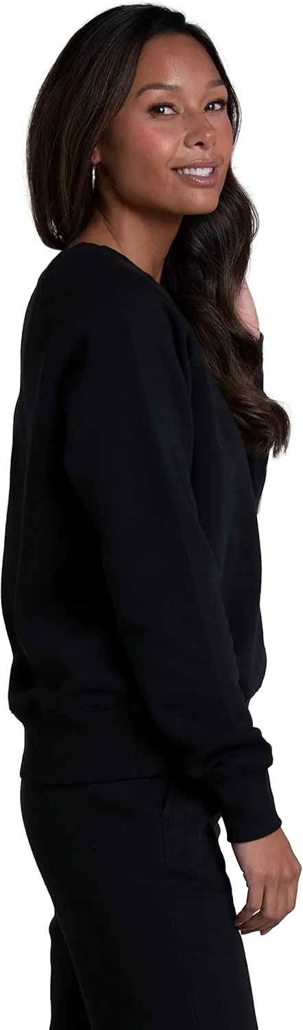 Fruit of the Loom Women's Crafted Comfort Fleece Sweatshirts & Hoodies, Crewneck & Pullover Sweatshirt for Women
