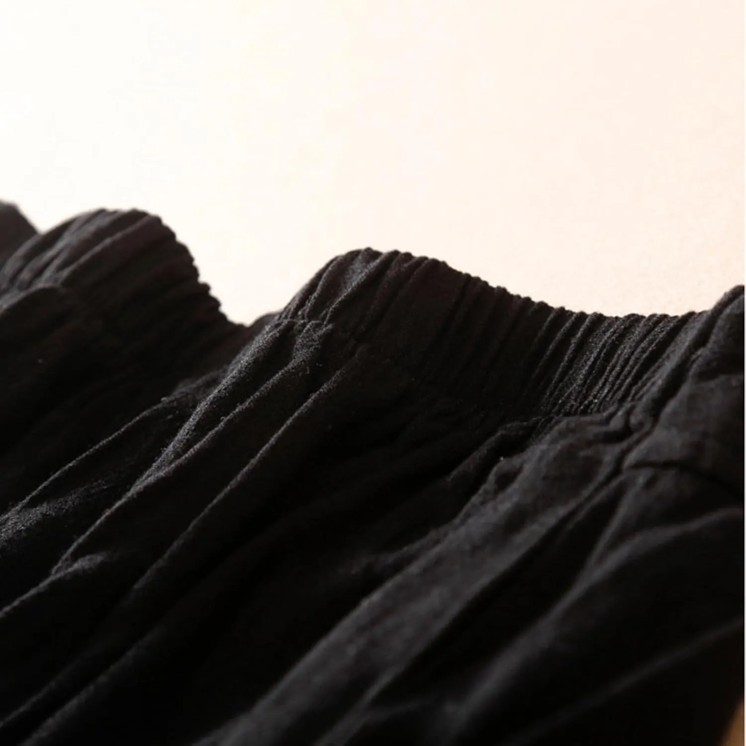 FZYLQY Women Cotton Linen Pants Casual Wide Leg Palazzo Pants High Waist Loose Capri Pants 2025 Summer Trousers with Pockets