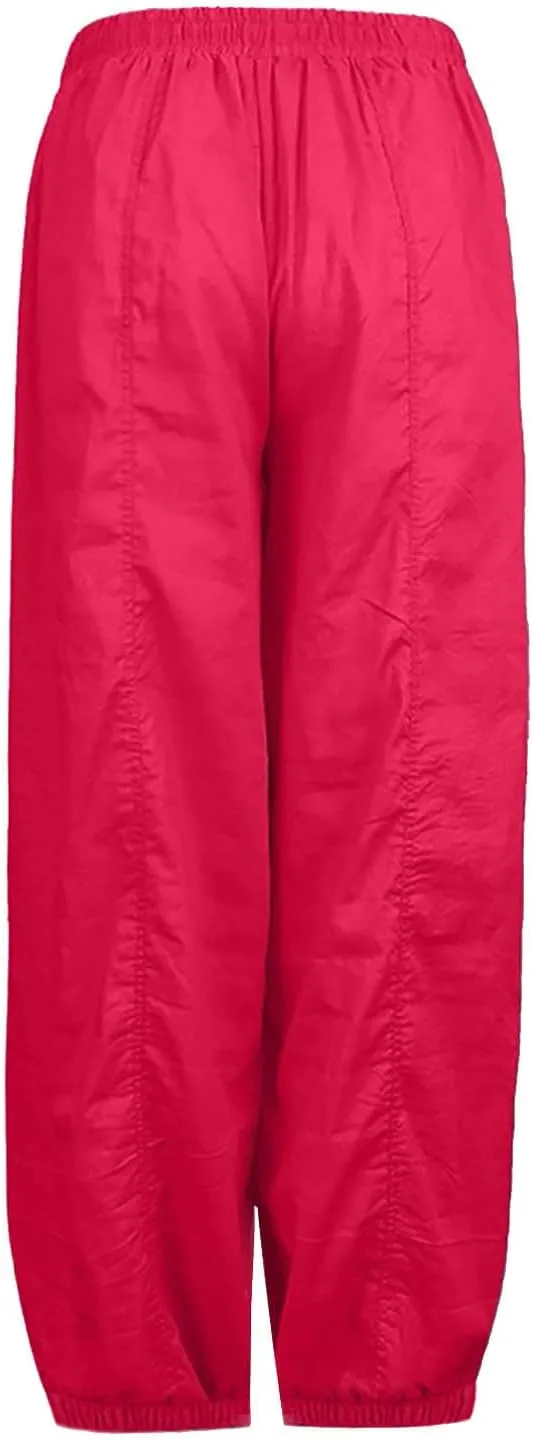 FZYLQY Women Plus Size Harem Pants Hippie Boho Baggy Yoga Trousers Summer Boho Casual Loose Pants with Drawstring Yoga Pants